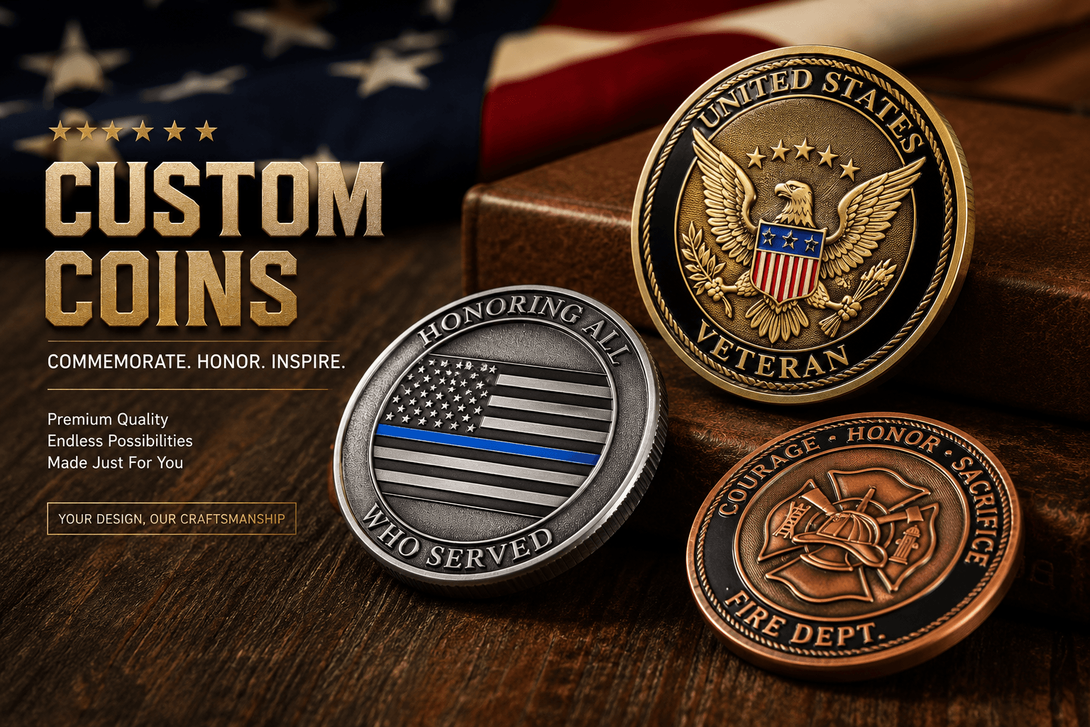 Why Do Military Personnel Need Their Own Custom Challenge Coins?