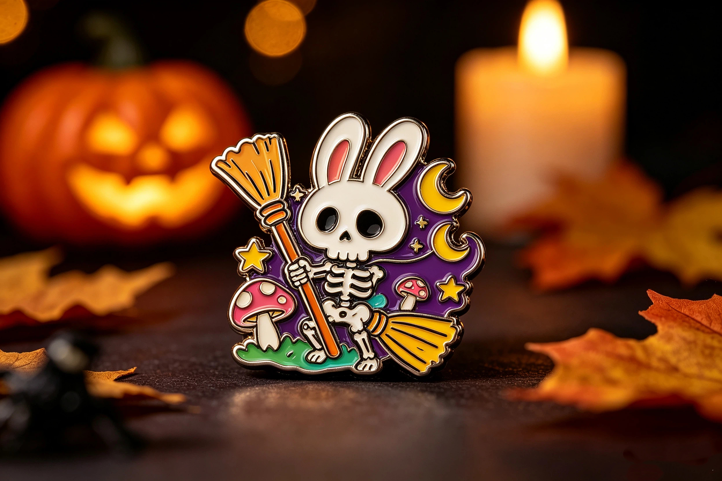Custom Halloween Enamel Pins, Keychains, and Challenge Coins: Create Your Own Halloween Identity