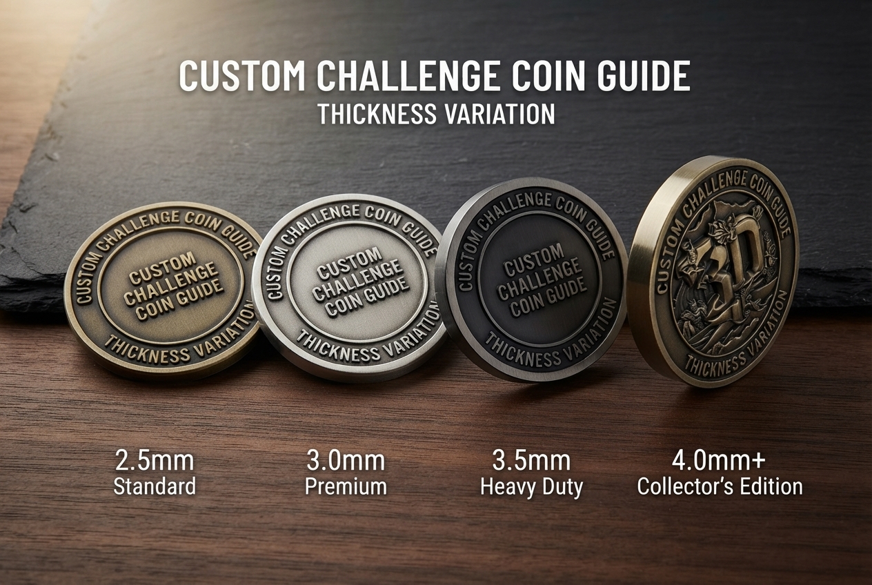 How to Choose the Right Thickness for Custom Challenge Coins